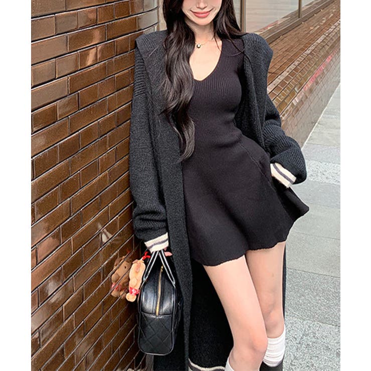 【Jasmine】ニットフレアミニワンピース Jasmine Grandiflo… | aimoha  | 詳細画像14 