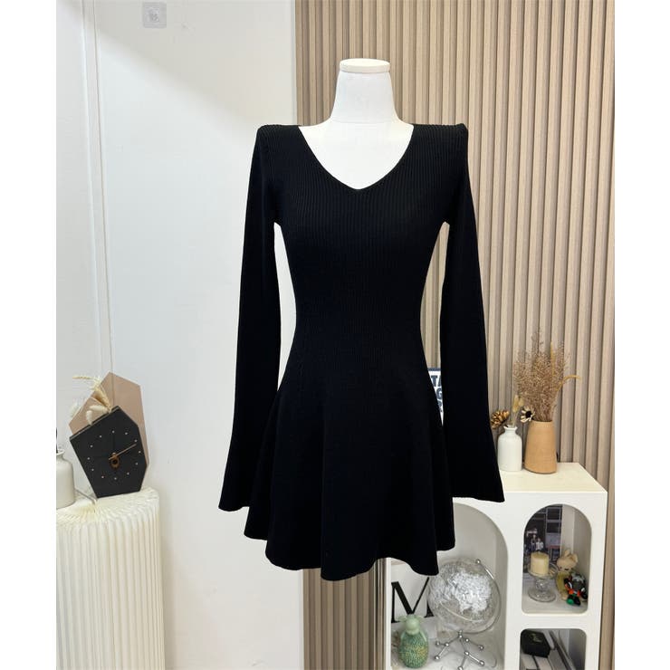 【Jasmine】ニットフレアミニワンピース Jasmine Grandiflo… | aimoha  | 詳細画像20 