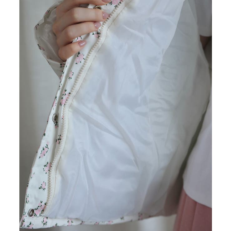 【Jasmine】花柄スタンドカラーダウンジャケットショート丈 Jasmine … | aimoha  | 詳細画像31 