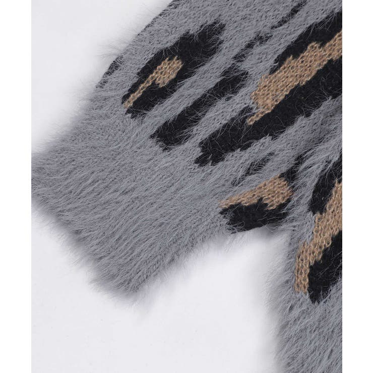 HOOK -select- レオパード柄シャギーカーディガン【AW】 | HOOK | 詳細画像9 