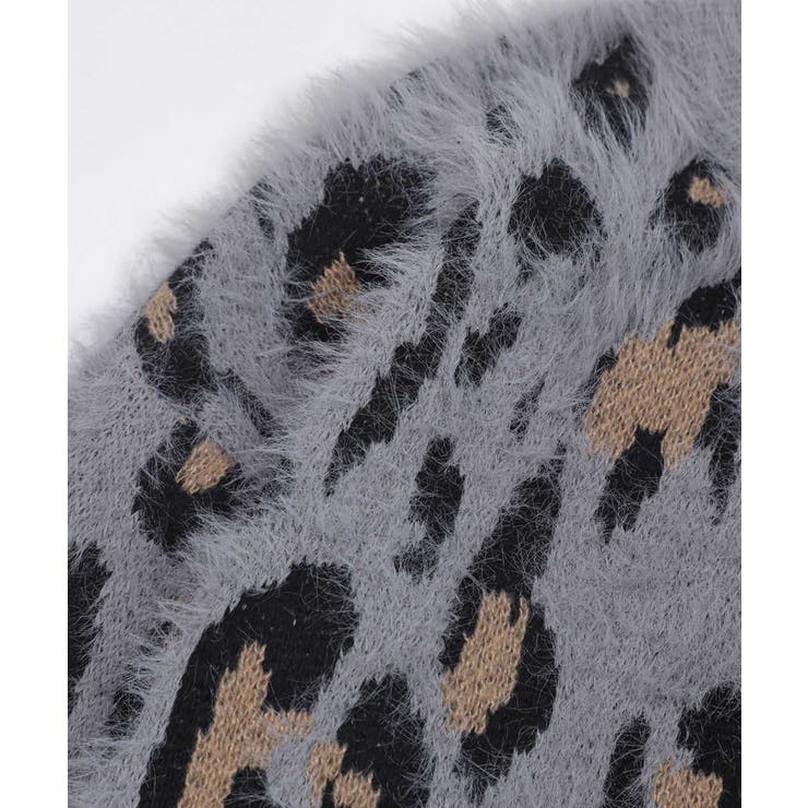 HOOK -select- レオパード柄シャギーカーディガン【AW】 | HOOK | 詳細画像10 