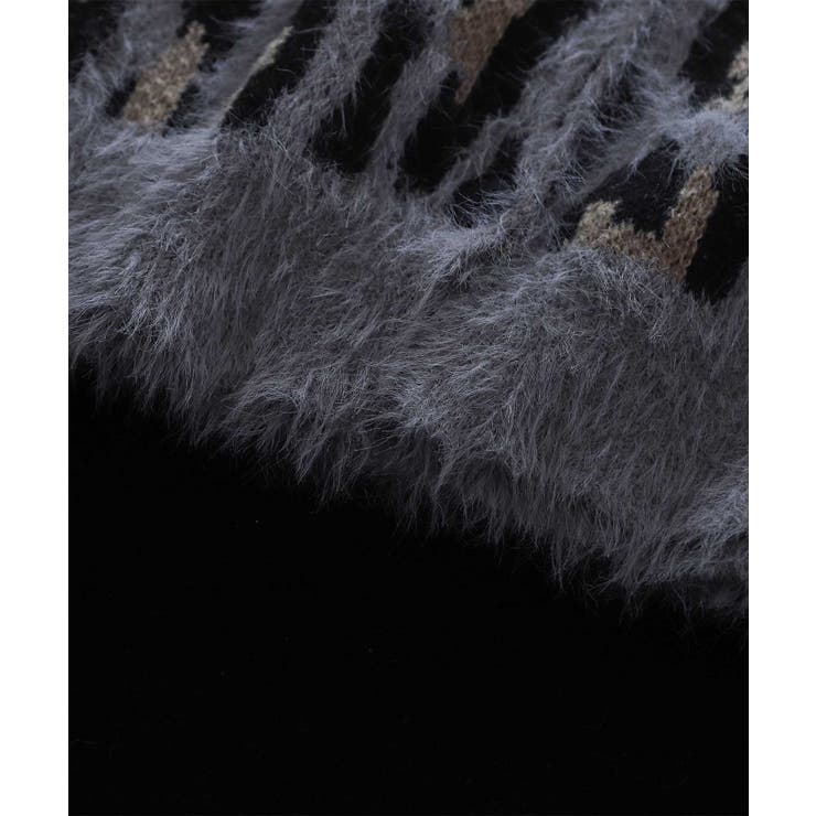 HOOK -select- レオパード柄シャギーカーディガン【AW】 | HOOK | 詳細画像13 