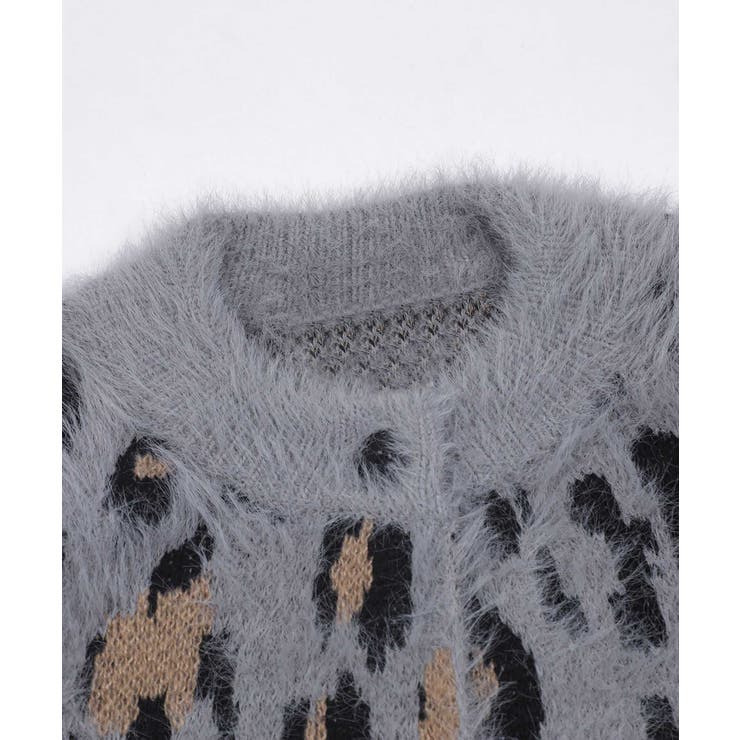 HOOK -select- レオパード柄シャギーカーディガン【AW】 | HOOK | 詳細画像15 