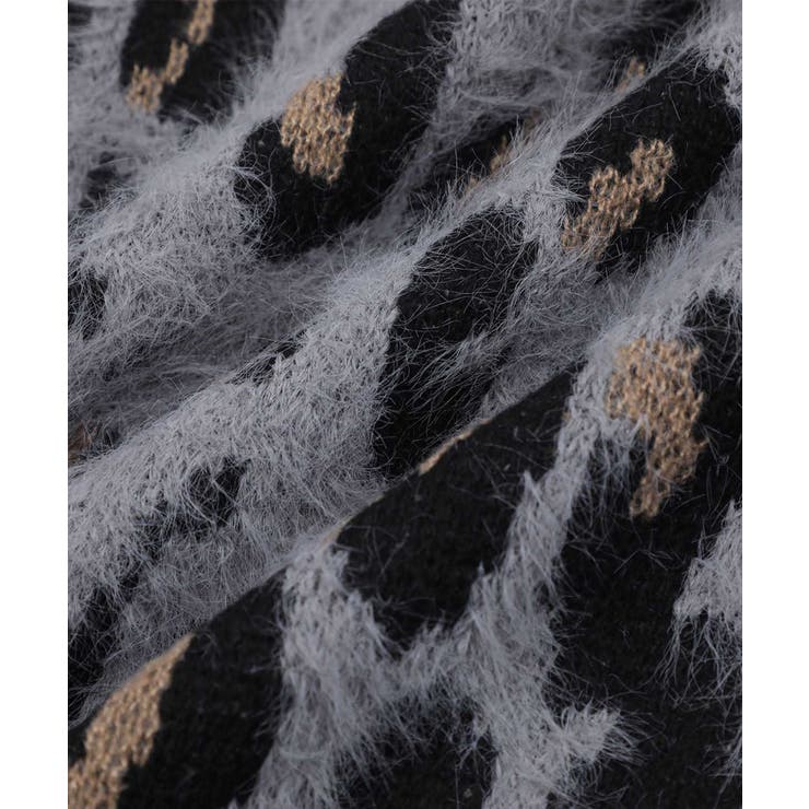 HOOK -select- レオパード柄シャギーカーディガン【AW】 | HOOK | 詳細画像16 