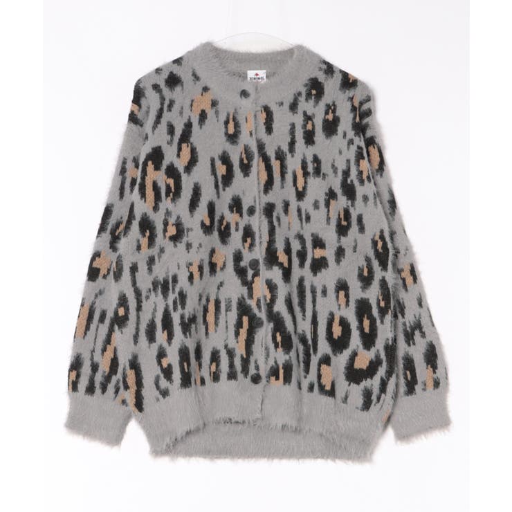 HOOK -select- レオパード柄シャギーカーディガン【AW】 | HOOK | 詳細画像2 