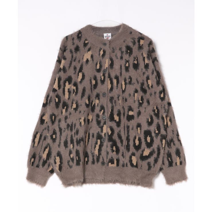 HOOK -select- レオパード柄シャギーカーディガン【AW】 | HOOK | 詳細画像3 