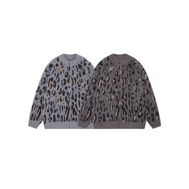 HOOK -select- レオパード柄シャギーカーディガン【AW】 | HOOK | 詳細画像1 