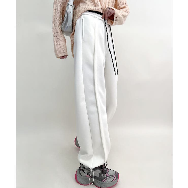 ドローストリングハイウエストワイドパンツ | aimoha  | 詳細画像6 