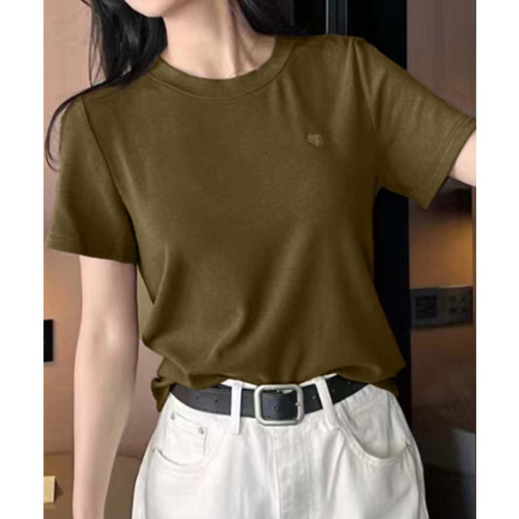 ハートポイントベーシックレーヨンTシャツ | aimoha  | 詳細画像11 