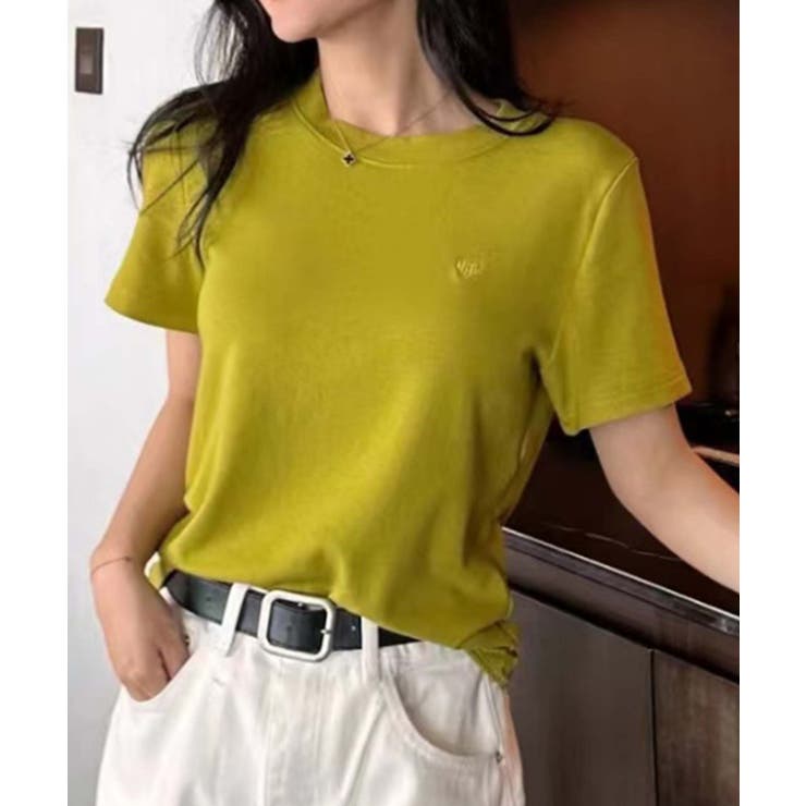 ハートポイントベーシックレーヨンTシャツ | aimoha  | 詳細画像8 