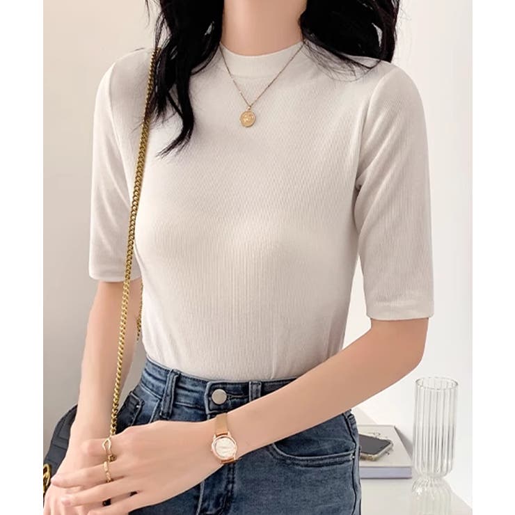 ドレープデザインTシャツ | aimoha  | 詳細画像13 