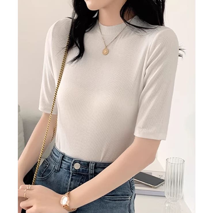 ドレープデザインTシャツ | aimoha  | 詳細画像17 