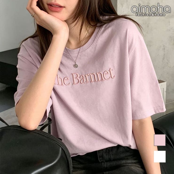英字ロゴTシャツ | aimoha  | 詳細画像1 