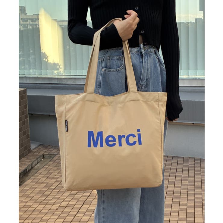 内ポケット付き韓国風ロゴトート トートバッグ  | aimoha  | 詳細画像24 