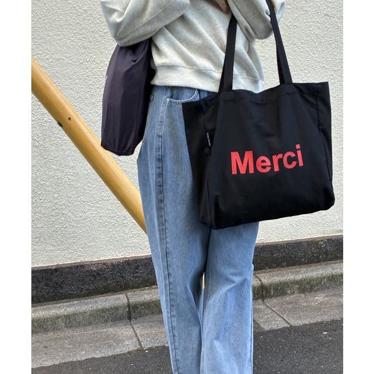 内ポケット付き韓国風ロゴトート トートバッグ  | aimoha  | 詳細画像23 