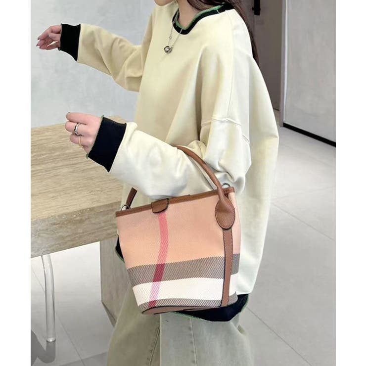 シンプル配色ロングスリーブトップス | aimoha  | 詳細画像6 