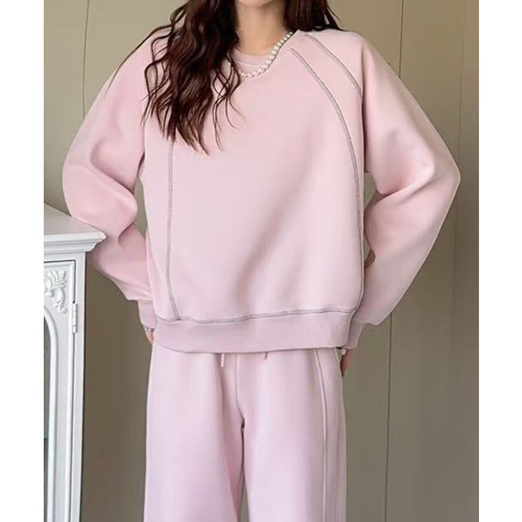 ピンク | シンプルスウェット | aimoha 