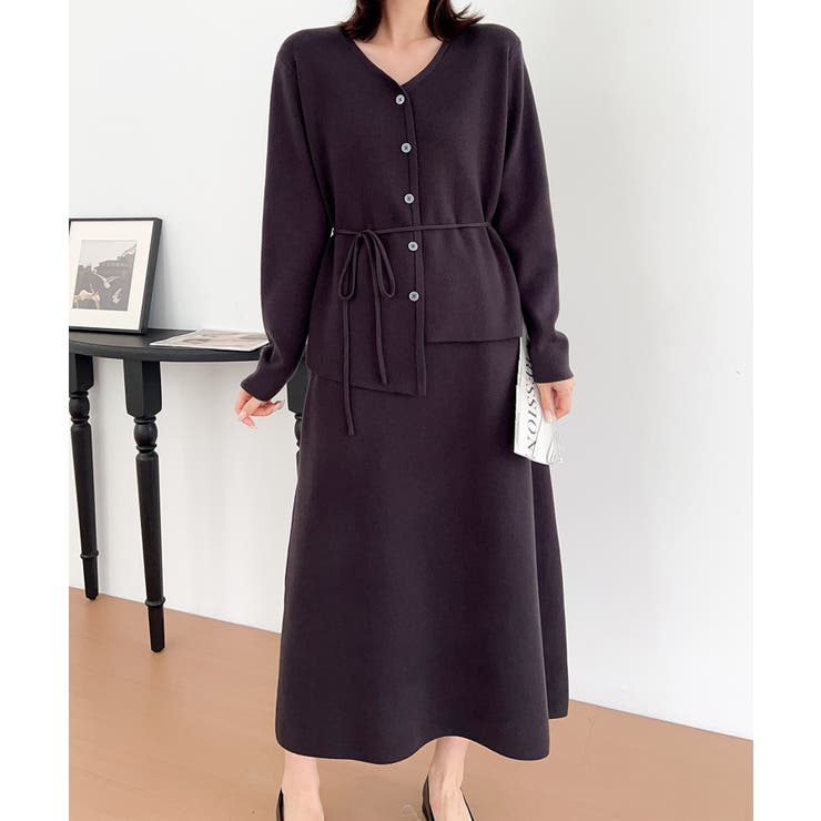 フェイクボタン付きトップスセットアップ | aimoha  | 詳細画像5 