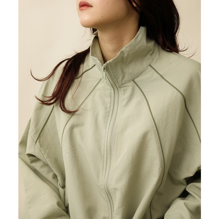 カーキ | ドロストナイロンジャケット | aimoha 