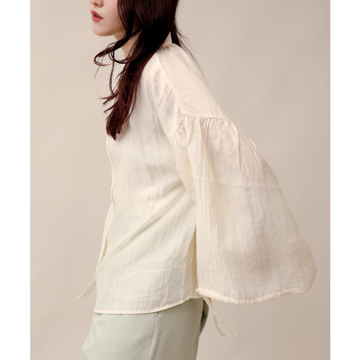 フレアスリーブシャツ | aimoha  | 詳細画像5 