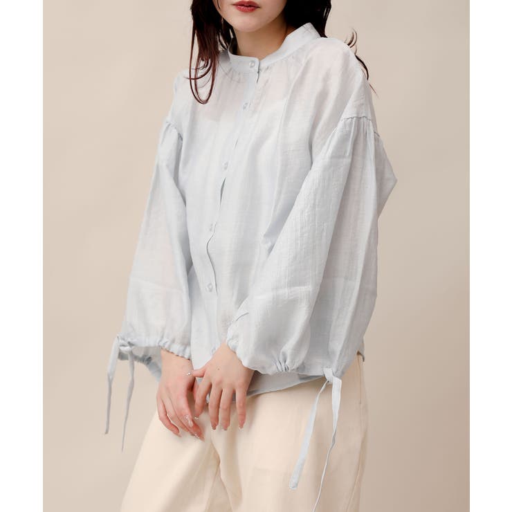 フレアスリーブシャツ | aimoha  | 詳細画像12 