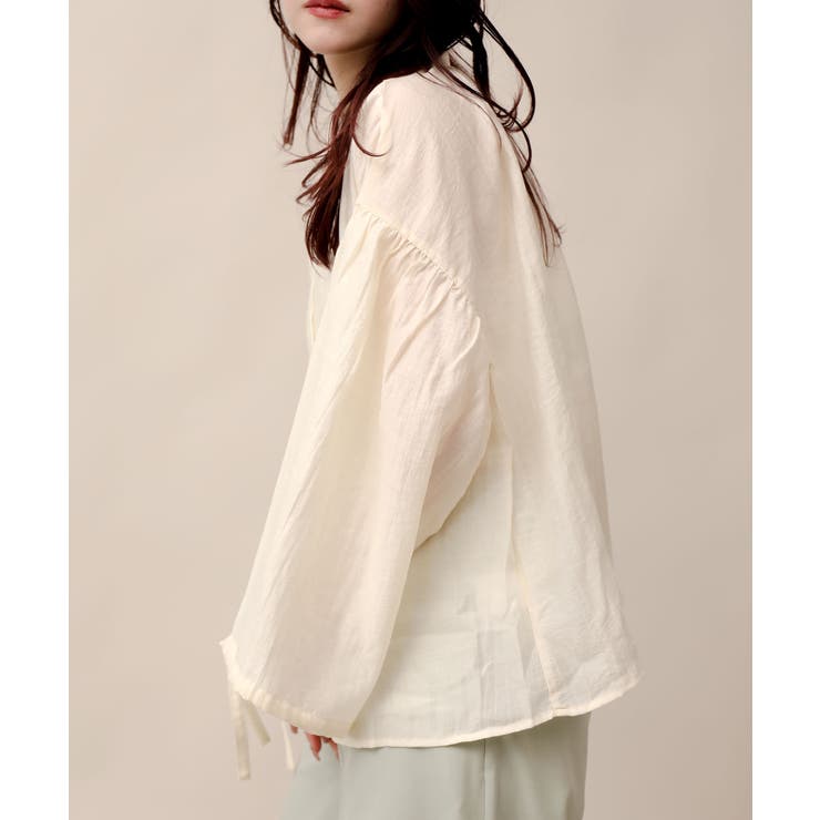 フレアスリーブシャツ | aimoha  | 詳細画像23 