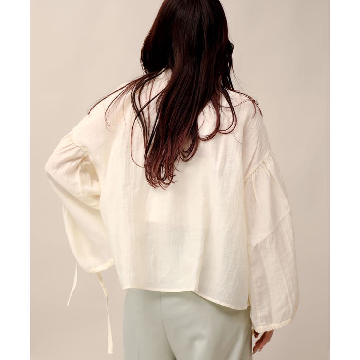 フレアスリーブシャツ | aimoha  | 詳細画像28 