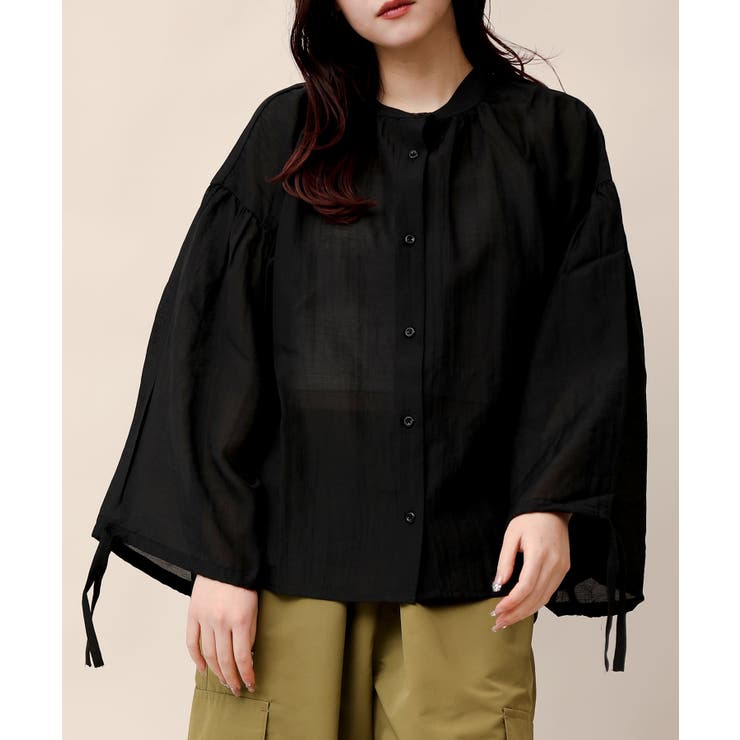 フレアスリーブシャツ | aimoha  | 詳細画像29 