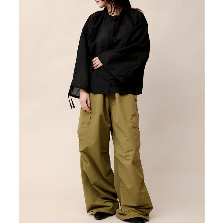 フレアスリーブシャツ | aimoha  | 詳細画像32 