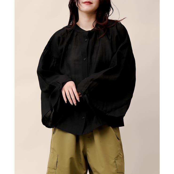 フレアスリーブシャツ | aimoha  | 詳細画像33 