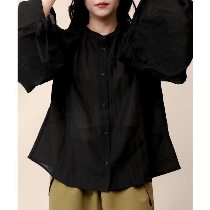 フレアスリーブシャツ | aimoha  | 詳細画像34 