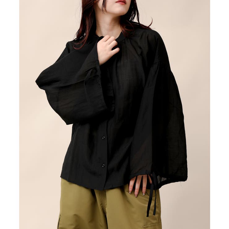 フレアスリーブシャツ | aimoha  | 詳細画像38 