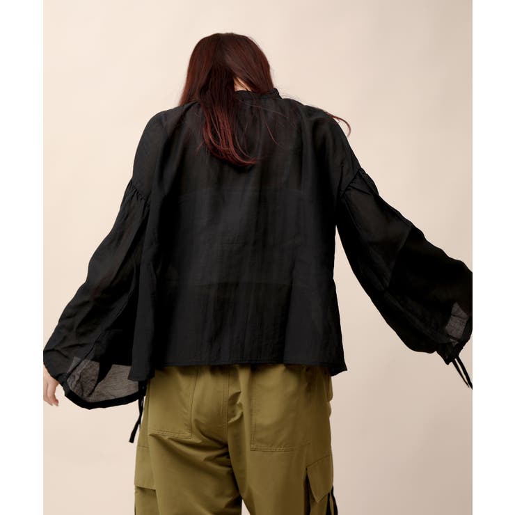 フレアスリーブシャツ | aimoha  | 詳細画像41 