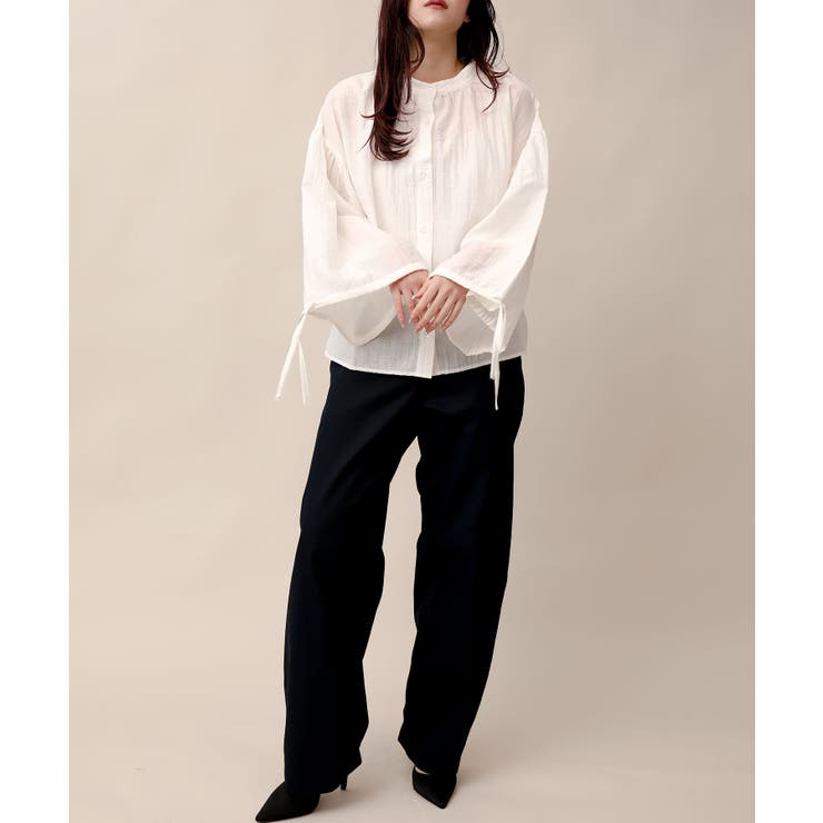 フレアスリーブシャツ | aimoha  | 詳細画像44 