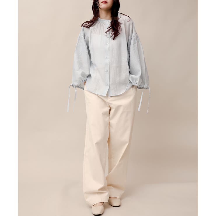 フレアスリーブシャツ | aimoha  | 詳細画像7 