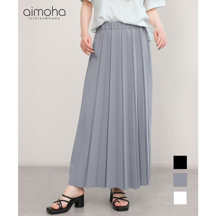 カットジョーゼットプリーツスカート | aimoha  | 詳細画像1 