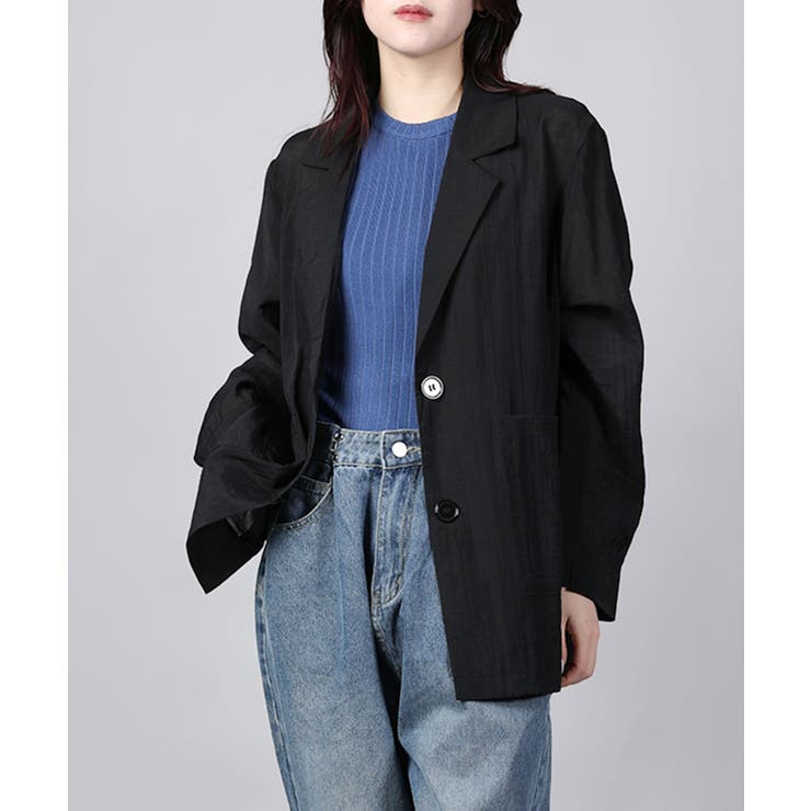 シアーテーラードジャケット | aimoha  | 詳細画像18 