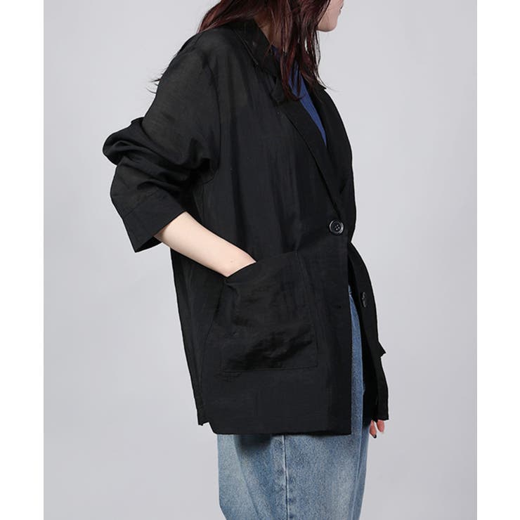 シアーテーラードジャケット | aimoha  | 詳細画像19 