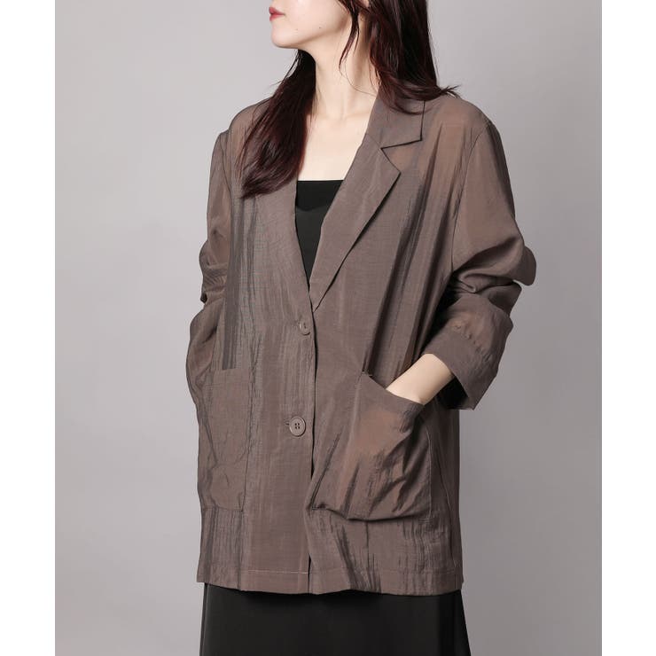 シアーテーラードジャケット | aimoha  | 詳細画像13 