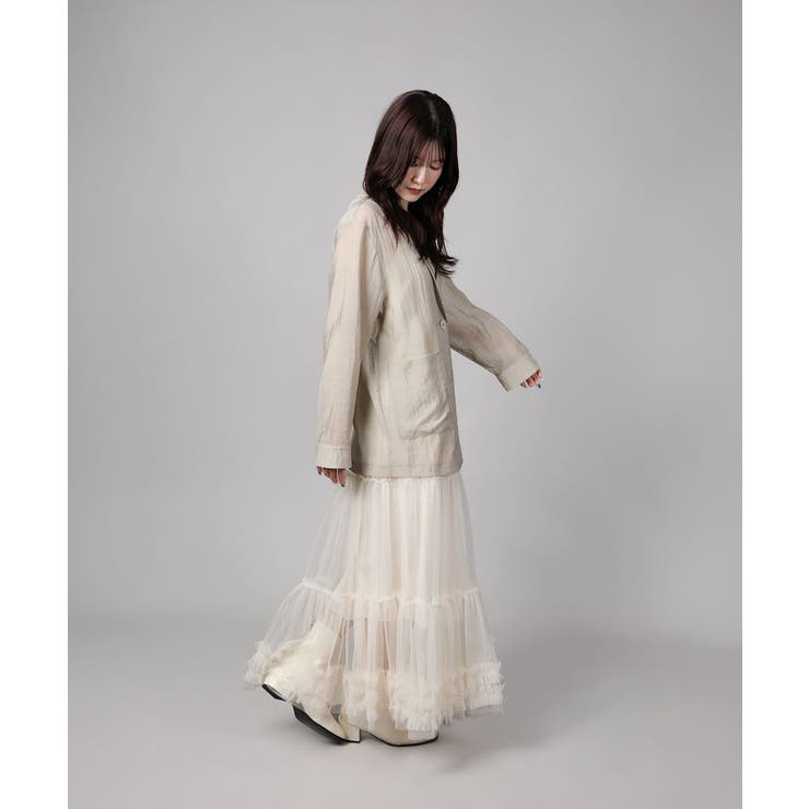 シアーテーラードジャケット | aimoha  | 詳細画像8 