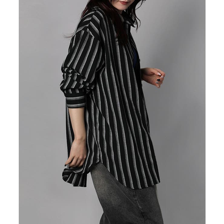 ストライプBIGシャツ | aimoha  | 詳細画像5 