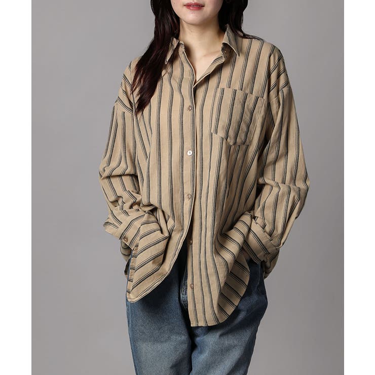 ストライプBIGシャツ | aimoha  | 詳細画像17 