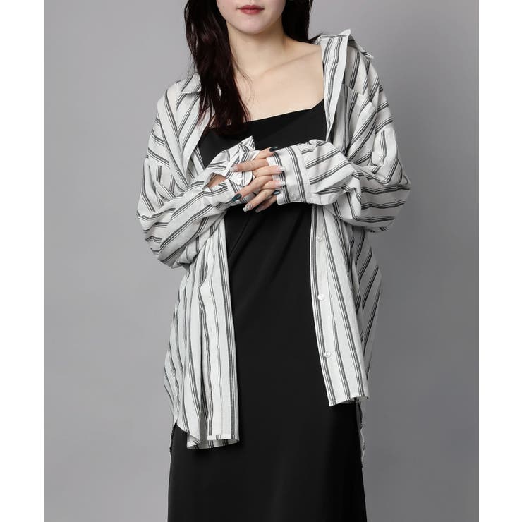 ストライプBIGシャツ | aimoha  | 詳細画像10 