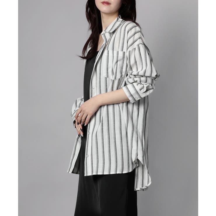 ストライプBIGシャツ | aimoha  | 詳細画像11 