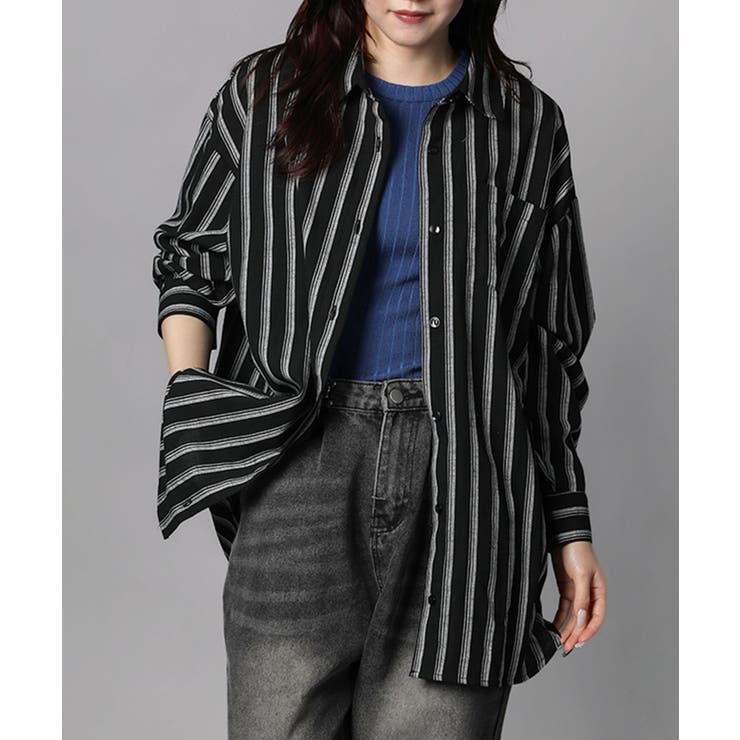 ストライプBIGシャツ | aimoha  | 詳細画像6 