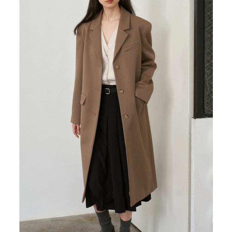 カシュクール風 Vネック フェイクレイヤードシャツ | aimoha  | 詳細画像18 