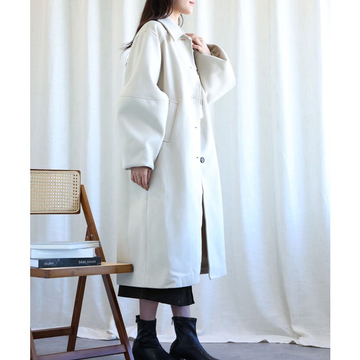 ボリューム袖ロングコート【AW】 | aimoha  | 詳細画像10 