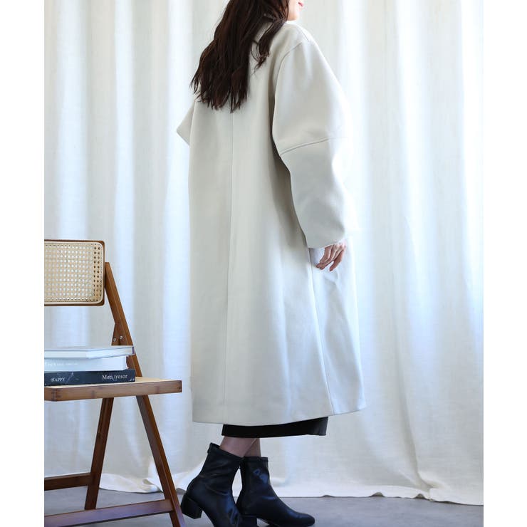 ボリューム袖ロングコート【AW】 | aimoha  | 詳細画像11 