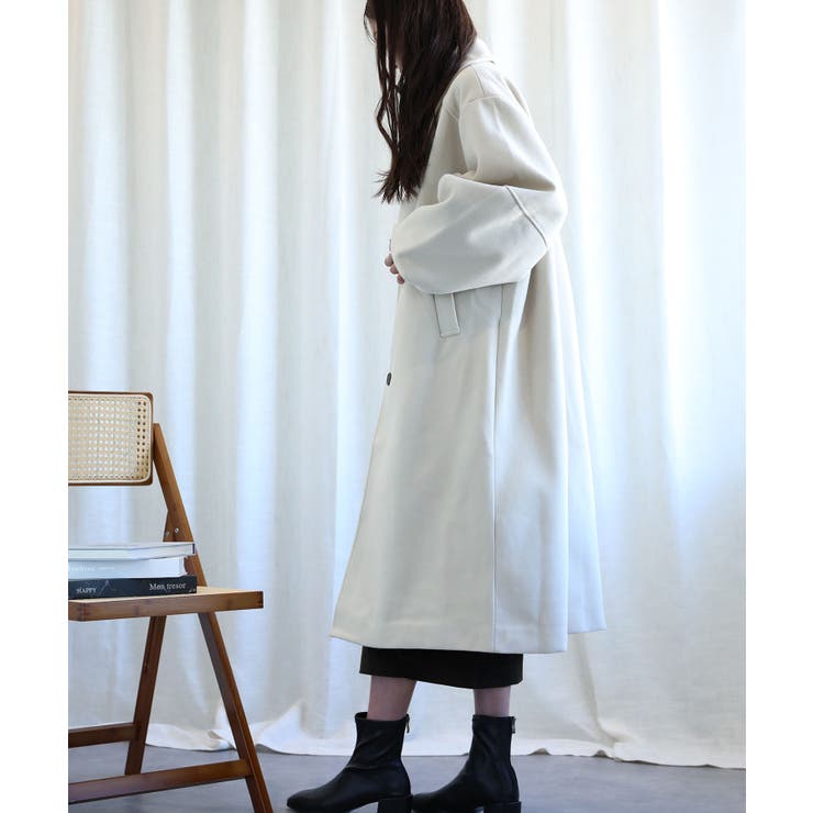 ボリューム袖ロングコート【AW】 | aimoha  | 詳細画像13 