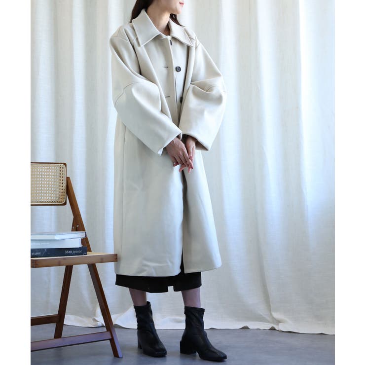 ボリューム袖ロングコート【AW】 | aimoha  | 詳細画像15 